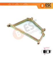 Mercedes W210 S210 W202 S202 W140 için Katlanır Yan Dikiz Ayna Destek Metal Braketi Sol veya Sağ