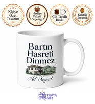 Bartın Memleket Hasreti Yazılı Kupa Bardak - Bartınlılara Özel Hediye