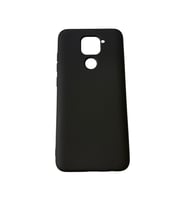 Redmi Note 9 ile Uyumlu Cappy Silikon Kılıf Siyah