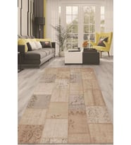 Dijital Kaymaz Taban Yıkanabilir Modern Renkli Salon Halısı Mutfak Halısı Yolluk ND-HT-1240 (Çok Renkli)