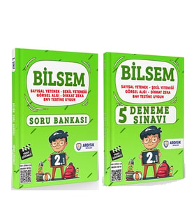 Ardışık Yayınları 2. Sınıf Bilsem Soru Bankası ve Deneme Seti 2 Kitap