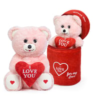 Oyuncak Ayıcı Bagged My Love Teddy Bear (Çantalı Aşkım Ayıcık) (Pembe)