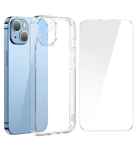 Baseus SuperCeramic Series iPhone 14 6.1 Koruyucu Cam Kılıf + Full Tempered Ekran  - HEP-9842-993