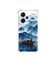 PrintiFy Xiaomi Redmi Note13proplus ile Uyumlu Simya Serisi Sonsuz Akış Tasarımlı Uv Baskılı Köşe Korumalı Antişok Kılıf