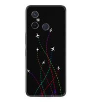Xiaomi Redmi 12C Kılıf Silikon Desen Özel Seri Line Planet 1736