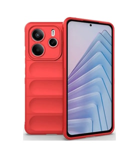 Xiaomi Redmi Note 14 4G Kılıf Optimum Silikon - Kırmızı