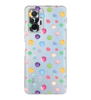 PrintiFy Xiaomi Redmi Note 10 Pro ile Uyumlu Water Color 6  Kamera Korumalı Şeffaf  Kılıf