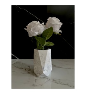 Beton Vazo El Yapımı Kalem Kutusu Dekoratif Diş Fırçalık Ev Aksesuarı