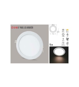 Cata Ct-5148 15w/6500k Alm. Panel Led Armatür (beyaz)