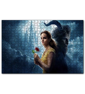 Cakapuzzle Beauty and The Beast Emma Watson Puzzle Yapboz MDF (Ahşap) (120 Parça)