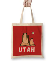 Utah vintage gift Bez Çanta Uzun Saplı