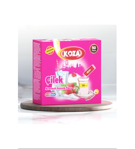 Koza Tek İçimlik Çilek Aromalı Toz İçecek 50'li