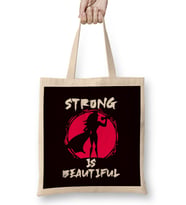Strong Is Beautiful Fitness Gym Bodybuilding Weightlifting Bez Çanta Uzun Saplı