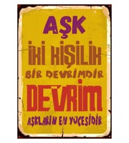 Ahşap MDF Poster (27x18cm)