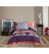 Hobby Tek Kişilik Poplin Nevresim Takımı Carilla Pembe