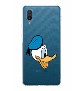 Samsung Galaxy A02  Kamera Korumalı  Kapak Donald Duck Tasarımlı  Şeffaf Kılıf