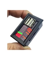 electroon DC 12Volt Dijital Voltmetre 2xUSB Çıkışlı Akü Göstergeli