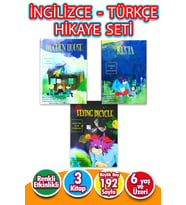 İngilizce'yi Kolay Öğreten Türkçe - İngilizce Hikaye Seti 3 Kitap Etkinlikli