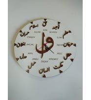 SALON-ODA-İŞ YERİ kaliteli DUVAR SAATİ 3mm mdf siyah-beyaz ÇOK ŞIK TASARIM