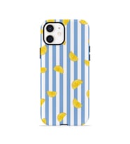 iPhone 12 Vorian Çift Katmanlı Kılıf Lemon Confetti Blue