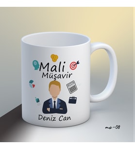 Kişiye Özel Mali Müşavir Temalı Kupa Bardak