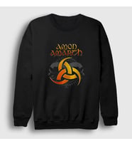 Presmono Unisex Siyah Odin Amon Amarth Sweatshirt 8970tt