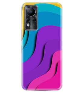 INFINIX Note 11 Pro Note 10 Hot 9 Play Kılıf Desemli Silikon Renk Cümbüşü 1631