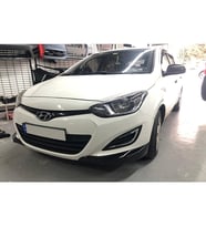 Hyundai i20 Ön Tampon Flap 2012 - 2014 Piona Black , Abs Plastik