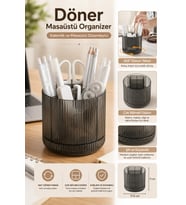 Çok Amaçlı 360° Dönen Plastik Organizer, Mutfak, Banyo ve Makyaj Malzemeleri
