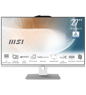 MSI AIO 27 CORE 7 150U-16GB DDR5 RAM-1TB NVME-FDOS / MODERN AM272P 1M-1095XEU