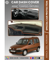 PEUGEOT PARTNER (1996-2002) Torpido Örtüsü Panel Koruma Torpido Koruma Tam Uyum Kaymaz Özel Kesim