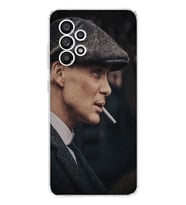 Samsung Galaxy A52 Uyumlu Thomas Shelby Tasarımlı Şeffaf Telefon Kılıfı