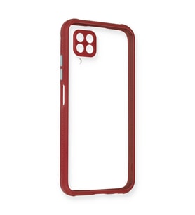 Huawei P40 Lite Kılıf Miami Şeffaf Silikon - Fuşya