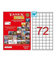 Tanex TW-2272 - 35 x 23,3 mm Laser Etiket 100 Adet Ücretsiz Kargo