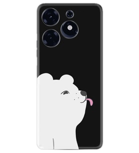 Tecno Spark 10 Pro Kılıf Silikon Desen Özel Seri Panda Sevimli 1738