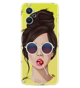9i Kılıf Resimli Desenli Baskılı Silikon Lollipop Woman 1416