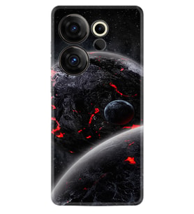 Camon 20 Premier 5g Kılıf Desenli Silikon Platinium Series Dark World 1867