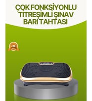 Titreşimli Egzersiz Platformu Evde Fitness ve Kas Güçlendirme