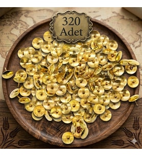 320 Adet Raptiye Metal Raptiye Sarı Raptiye Çivisi Gold Renk Rabtiye Sarı (gold) Renk Dekoratif Çivi