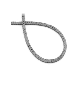 Hematit Doğal Taş Mat Gri 4x2mm Dizi