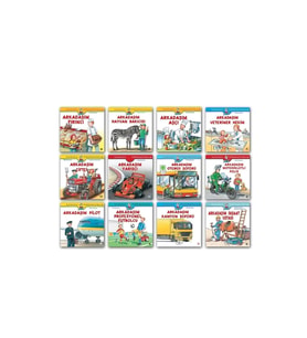 Ilk Okuma Kitaplarım Dünyayı Öğreniyorum Meslekler 12 Kitap Set