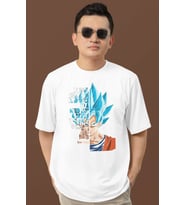 Son Goku Daragon Ball Baskılı Unisex Oversize Anime Dizi Karakter Tişört
