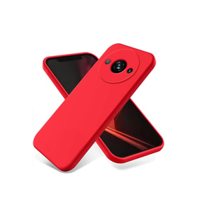 Xiaomi Redmi A3 4g Kılıf First Silikon - Kırmızı