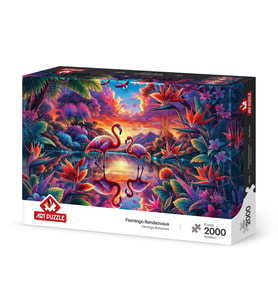 Art Puzzle Flamingo Buluşması 2000 Parça Puzzle