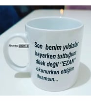 sen benim yıldızlar kayarken kupa bardak