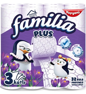 Familia Avantaj Set Plus Tuvalet Kağıdı 32 Li Rulo Sihirli Çiçekler + 12 Li Rulo Organik Bambu Özlü