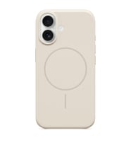 Iphone 16 Uyumlu Animasyonlu Magsafe Darbe Emici Kılıf Ve Kırılmaz Cam (Bej)