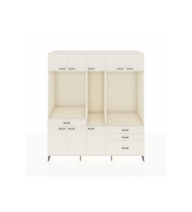 Kronos Dolap 8 Raflı 4 Çekmeceli 3 Askılı 220x59x243 Aytaşı-Aytaşı/Aytaşı