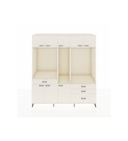 Kronos Dolap 8 Raflı 4 Çekmeceli 3 Askılı 220x59x243 Aytaşı-Aytaşı/Aytaşı
