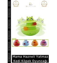 #Petshop Eğitici Zeka Geliştirici İnteraktif Hacıyatmaz Mama Hazneli Yatmaz Kedi Köpek Oyuncağı